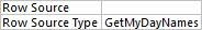 Row Source Type function to populate a list